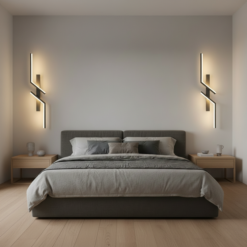Aura Abstract Geometric Linear Sconce