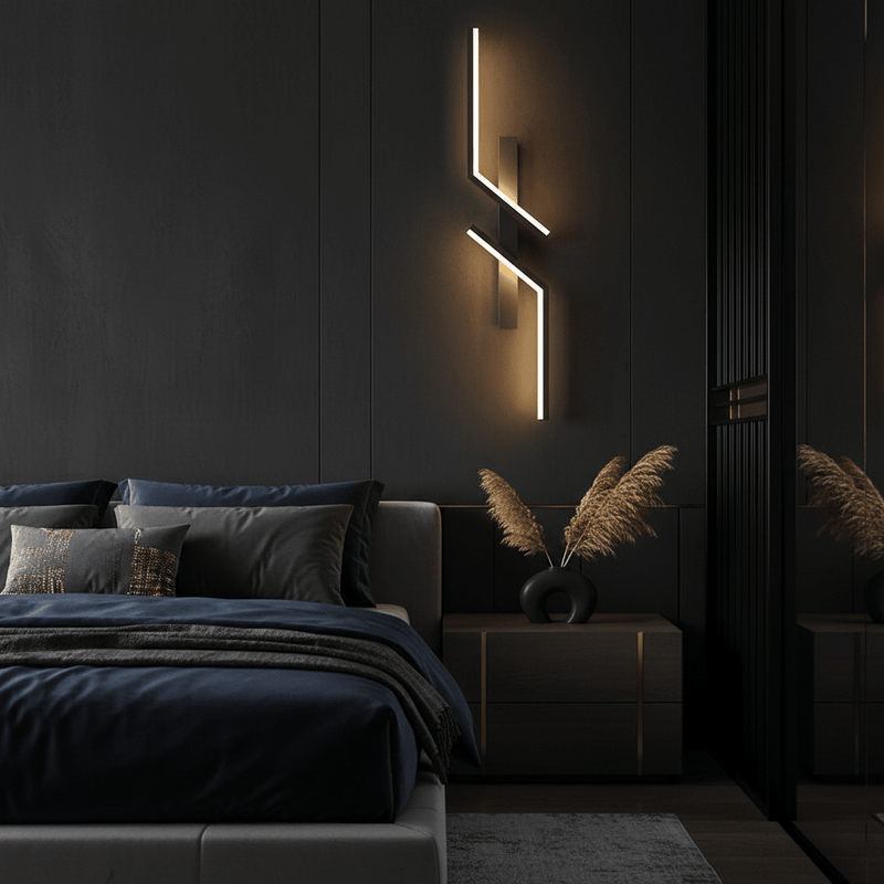 Aura Abstract Geometric Linear Sconce - Lighting > Wall Lights > Wall Sconces > Linear Wall Sconces | Zaevia