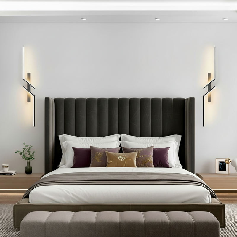 Aura Abstract Geometric Linear Sconce