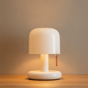 Zaevia Aura: Glass Mushroom Table Lamp - Table Lamp | Zaevia