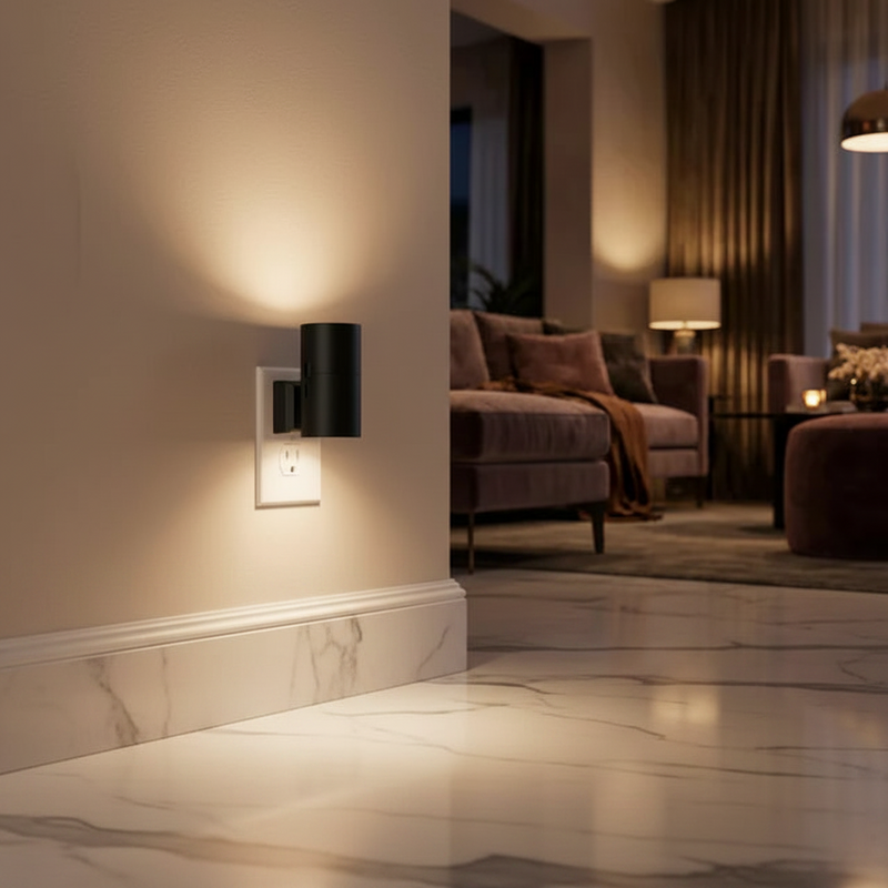 Aura Dusk-to-Dawn Dimmable LED Plug-In Night Light