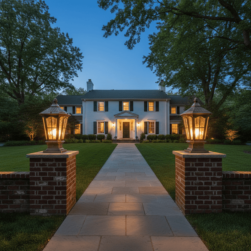 Aura Pavilion Outdoor Pillar Light - Lighting > Outdoor Lighting > Outdoor Post Lights > Pillar Lights | Zaevia