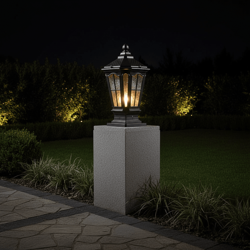 Aura Pavilion Outdoor Pillar Light - Lighting > Outdoor Lighting > Outdoor Post Lights > Pillar Lights | Zaevia