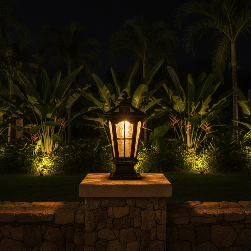 Aura Pavilion Outdoor Pillar Light - Lighting > Outdoor Lighting > Outdoor Post Lights > Pillar Lights | Zaevia