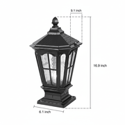Aura Pavilion Outdoor Pillar Light - Lighting > Outdoor Lighting > Outdoor Post Lights > Pillar Lights | Zaevia