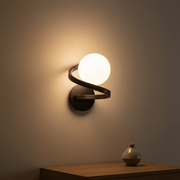 Aura Spiral Minimalist Wall Sconce - Lighting > Wall Lights > Wall Sconces > Diffused Light Wall Sconces | Zaevia