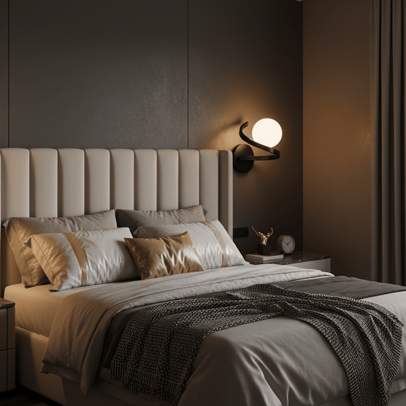 Aura Spiral Minimalist Wall Sconce - Lighting > Wall Lights > Wall Sconces > Diffused Light Wall Sconces | Zaevia