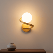 Aura Spiral Minimalist Wall Sconce - Lighting > Wall Lights > Wall Sconces > Diffused Light Wall Sconces | Zaevia