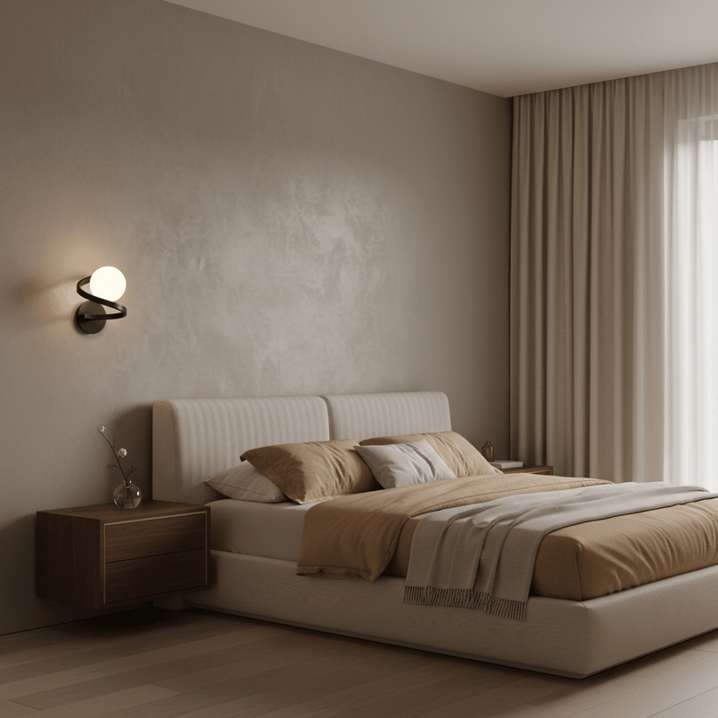 Aura Spiral Minimalist Wall Sconce - Lighting > Wall Lights > Wall Sconces > Diffused Light Wall Sconces | Zaevia