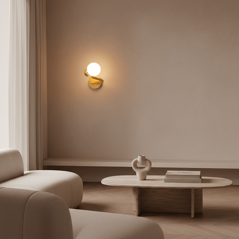 Aura Spiral Minimalist Wall Sconce - Lighting > Wall Lights > Wall Sconces > Diffused Light Wall Sconces | Zaevia