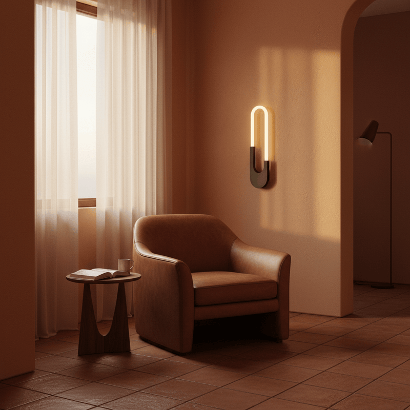 Aureane Minimalist Capsule LED Sconce - Lighting > Wall Lights > Wall Sconces > Diffused Light Wall Sconces | Zaevia