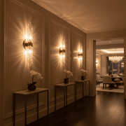 Aurelia Architectural Fluted Crystal Sconce - Lighting > Wall Lights > Wall Sconces > Diffused Light Wall Sconces | Zaevia
