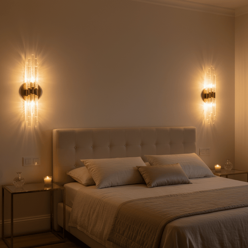 Aurelia Architectural Fluted Crystal Sconce - Lighting > Wall Lights > Wall Sconces > Diffused Light Wall Sconces | Zaevia