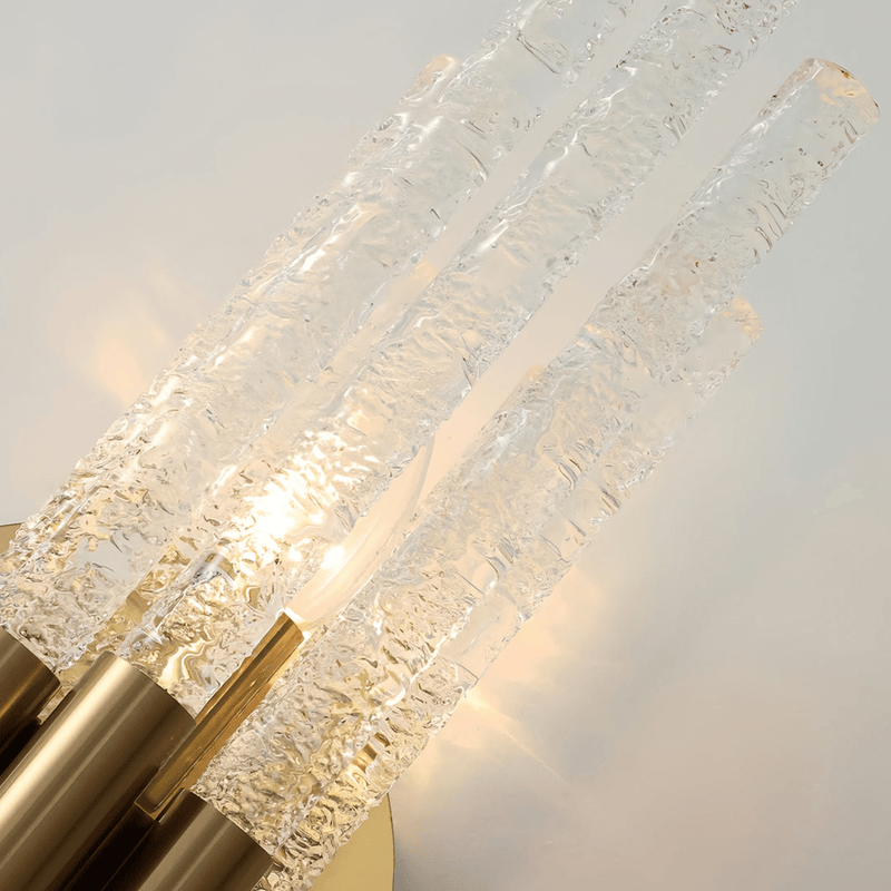 Aurelia Architectural Fluted Crystal Sconce - Lighting > Wall Lights > Wall Sconces > Diffused Light Wall Sconces | Zaevia