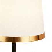 Zaevia Aurelia Fabric Shade Desk Lamp – Minimalist Mid Century Modern Bedside Light - Lighting > Table & Floor Lamps > Table Lamps > Designer Table Lamps | Zaevia