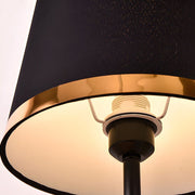 Zaevia Aurelia Fabric Shade Desk Lamp – Minimalist Mid Century Modern Bedside Light - Lighting > Table & Floor Lamps > Table Lamps > Designer Table Lamps | Zaevia
