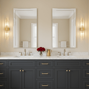 Zaevia Aurelia Fluted Glass Rod Wall Sconce - Wall Light | Zaevia