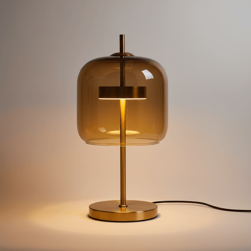 Zaevia Aurelia Glass Table Lamp - Table Lamp | Zaevia