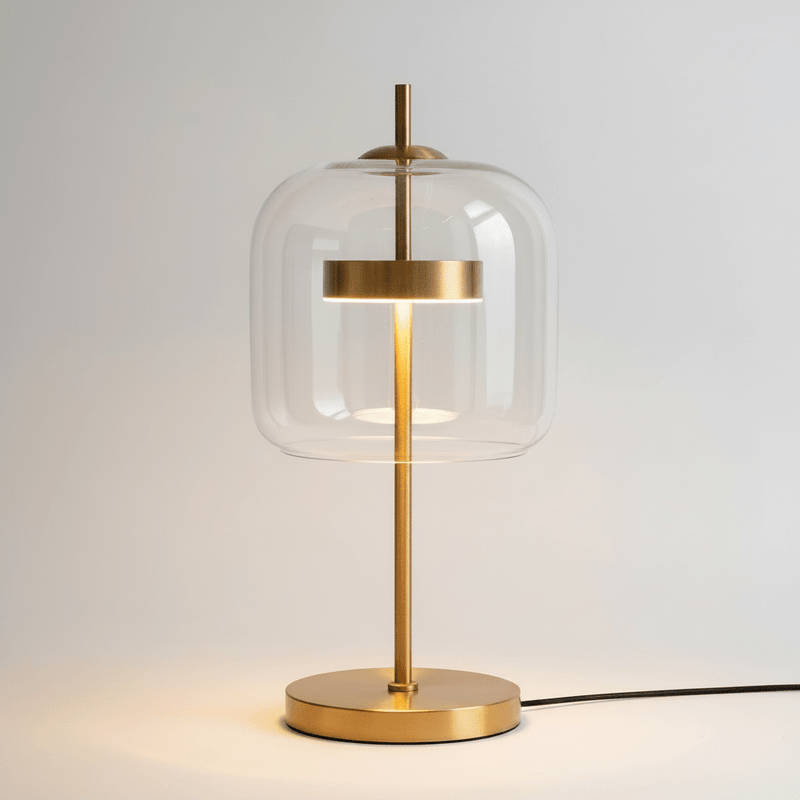 Zaevia Aurelia Glass Table Lamp - Table Lamp | Zaevia