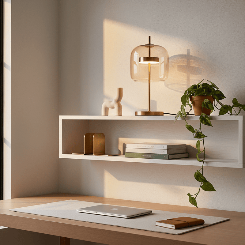 Zaevia Aurelia Glass Table Lamp - Table Lamp | Zaevia