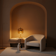 Zaevia Aurelia Glass Table Lamp - Table Lamp | Zaevia