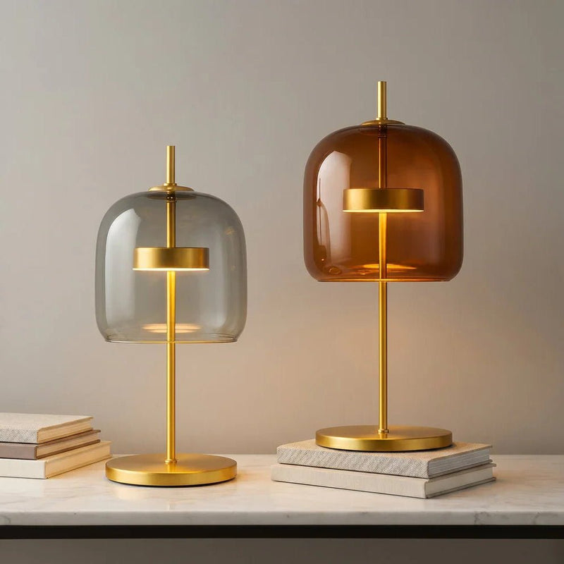 Zaevia Aurelia Glass Table Lamp - Table Lamp | Zaevia