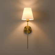 Aurelia Linen Tapered Wall Sconce - Lighting > Wall Lights > Wall Sconces > Diffused Light Wall Sconces | Zaevia