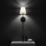 Aurelia Linen Tapered Wall Sconce - Lighting > Wall Lights > Wall Sconces > Diffused Light Wall Sconces | Zaevia