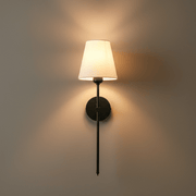 Aurelia Linen Tapered Wall Sconce - Lighting > Wall Lights > Wall Sconces > Diffused Light Wall Sconces | Zaevia