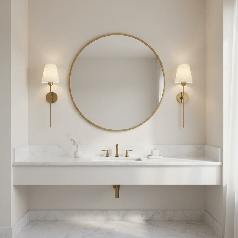 Aurelia Linen Tapered Wall Sconce - Lighting > Wall Lights > Wall Sconces > Diffused Light Wall Sconces | Zaevia
