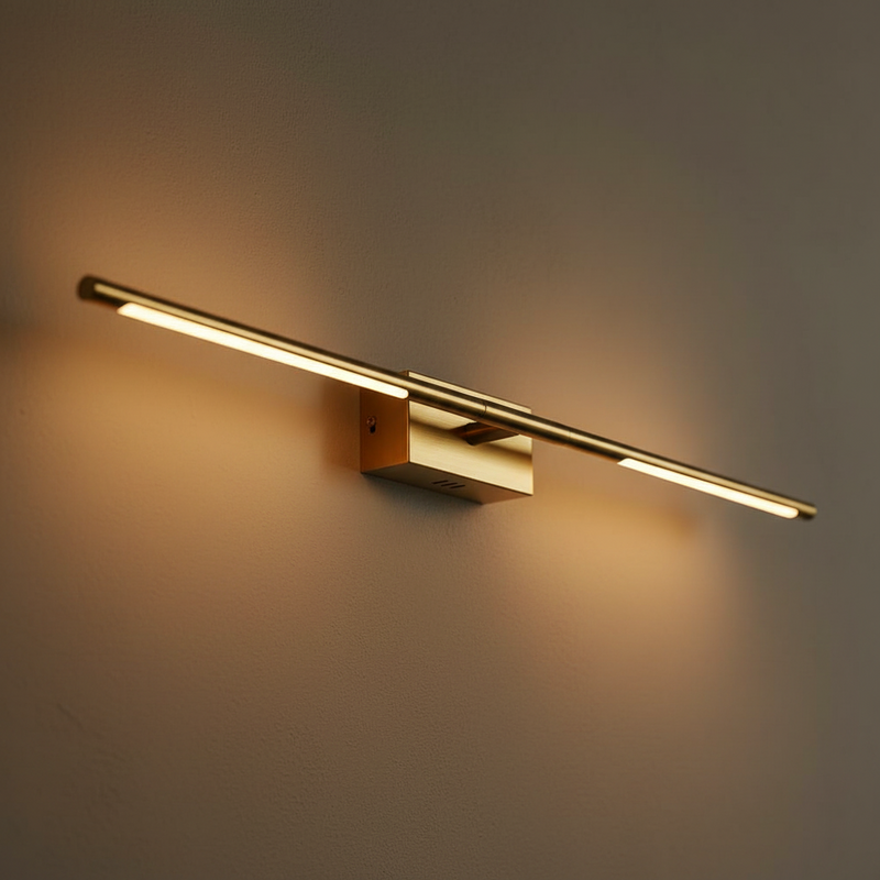 Aurum Brushed Gold LED Bar Vanity Light