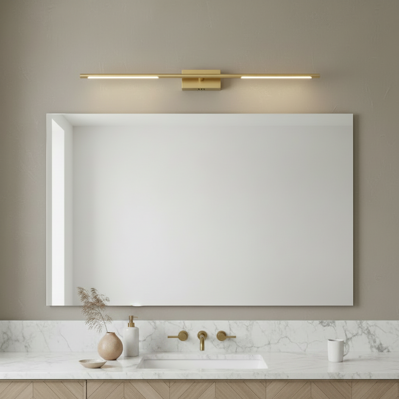 Aurum Brushed Gold LED Bar Vanity Light