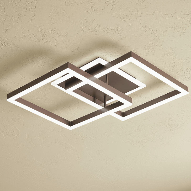 Axis Interlocking Square LED Flush Mount Ceiling Light - Lighting > Ceiling Lights > Semi Flush Mount Lights > LED Semi-Flush Mounts | Zaevia