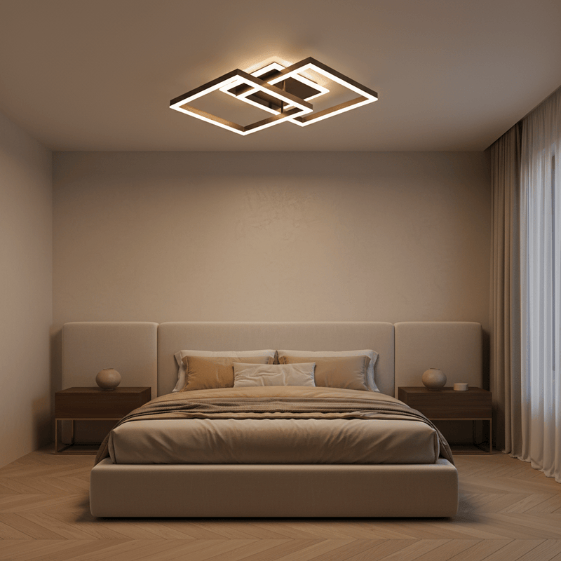 Axis Interlocking Square LED Flush Mount Ceiling Light - Lighting > Ceiling Lights > Semi Flush Mount Lights > LED Semi-Flush Mounts | Zaevia