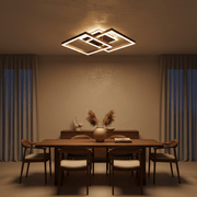Axis Interlocking Square LED Flush Mount Ceiling Light - Lighting > Ceiling Lights > Semi Flush Mount Lights > LED Semi-Flush Mounts | Zaevia