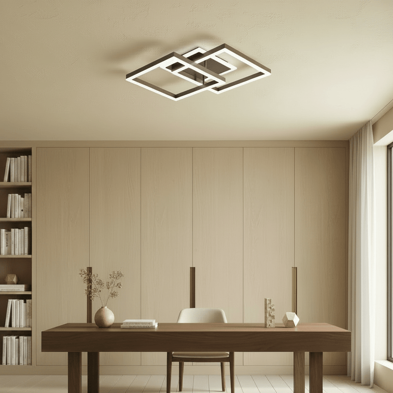 Axis Interlocking Square LED Flush Mount Ceiling Light - Lighting > Ceiling Lights > Semi Flush Mount Lights > LED Semi-Flush Mounts | Zaevia