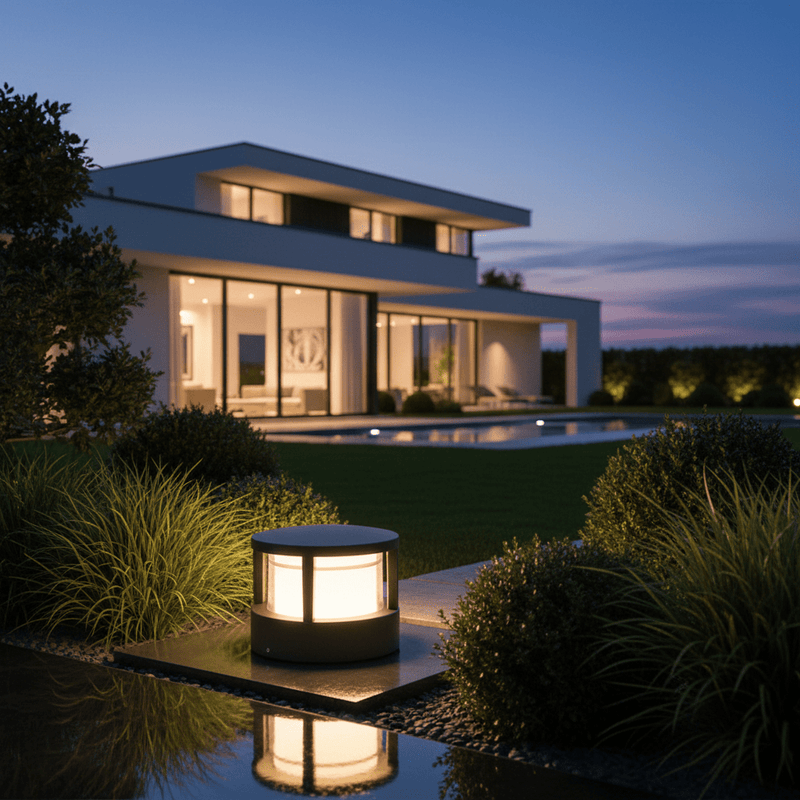 Beacon Outdoor LED Cylinder Post Light
