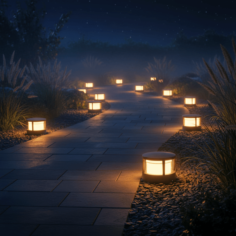 Beacon Outdoor LED Cylinder Post Light