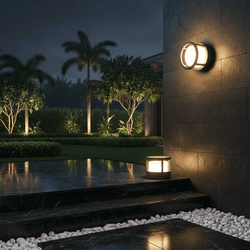 Beacon Outdoor LED Cylinder Post Light