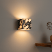 Bloc Marble Up-Down Wall Sconce - | Zaevia