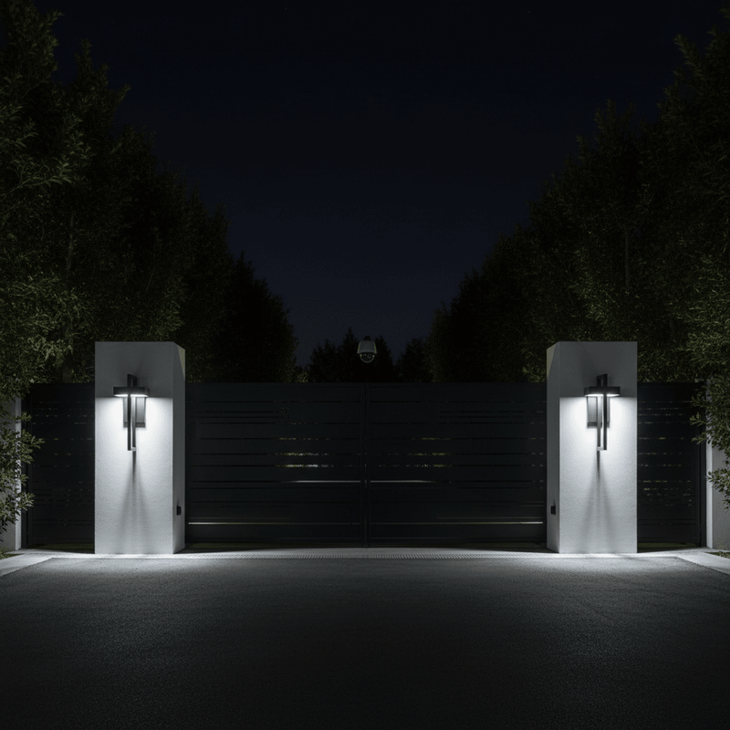 Brixen Architectural Geometric Outdoor Sconce - Lighting > Outdoor Lighting > Outdoor Wall Lighting > Outdoor Wall Sconces | Zaevia