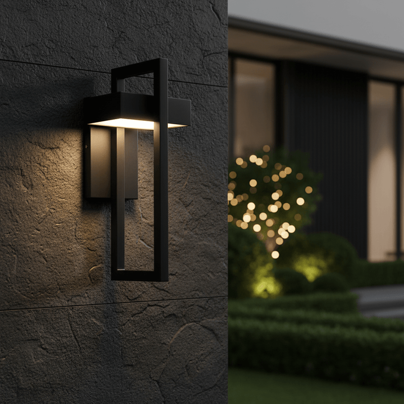 Brixen Architectural Geometric Outdoor Sconce - Lighting > Outdoor Lighting > Outdoor Wall Lighting > Outdoor Wall Sconces | Zaevia