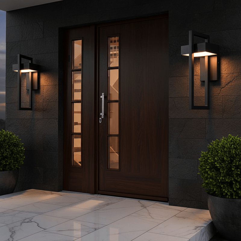 Brixen Architectural Geometric Outdoor Sconce - Lighting > Outdoor Lighting > Outdoor Wall Lighting > Outdoor Wall Sconces | Zaevia
