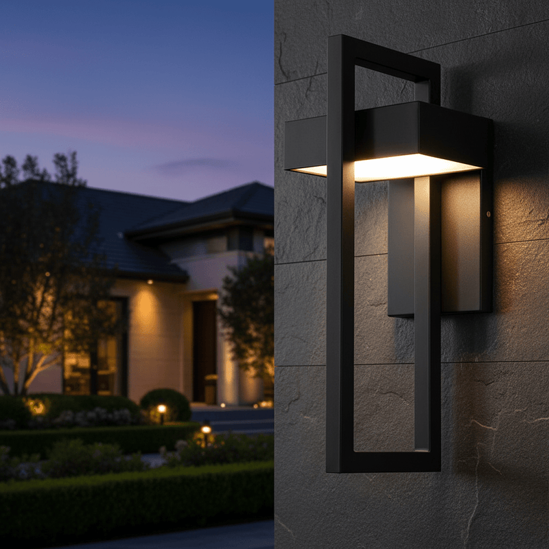 Brixen Architectural Geometric Outdoor Sconce - Lighting > Outdoor Lighting > Outdoor Wall Lighting > Outdoor Wall Sconces | Zaevia