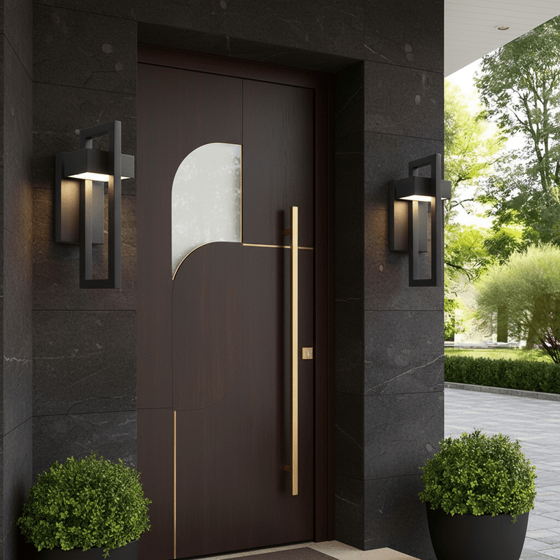 Brixen Architectural Geometric Outdoor Sconce - Lighting > Outdoor Lighting > Outdoor Wall Lighting > Outdoor Wall Sconces | Zaevia