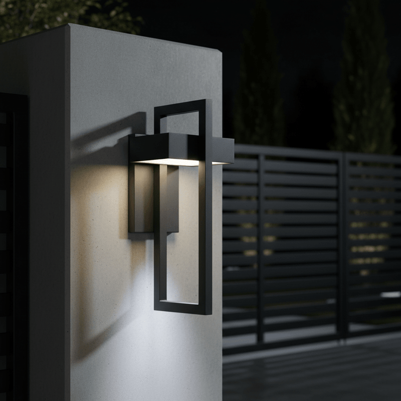 Brixen Architectural Geometric Outdoor Sconce - Lighting > Outdoor Lighting > Outdoor Wall Lighting > Outdoor Wall Sconces | Zaevia