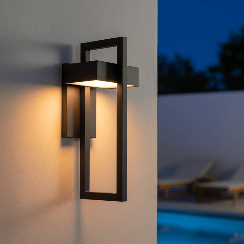 Brixen Architectural Geometric Outdoor Sconce - Lighting > Outdoor Lighting > Outdoor Wall Lighting > Outdoor Wall Sconces | Zaevia
