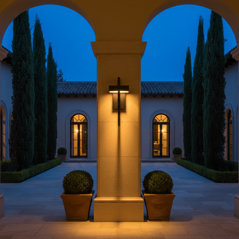 Brixen Architectural Geometric Outdoor Sconce - Lighting > Outdoor Lighting > Outdoor Wall Lighting > Outdoor Wall Sconces | Zaevia