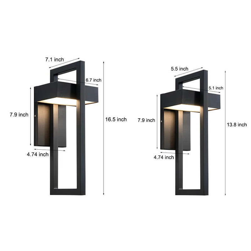 Brixen Architectural Geometric Outdoor Sconce - Lighting > Outdoor Lighting > Outdoor Wall Lighting > Outdoor Wall Sconces | Zaevia