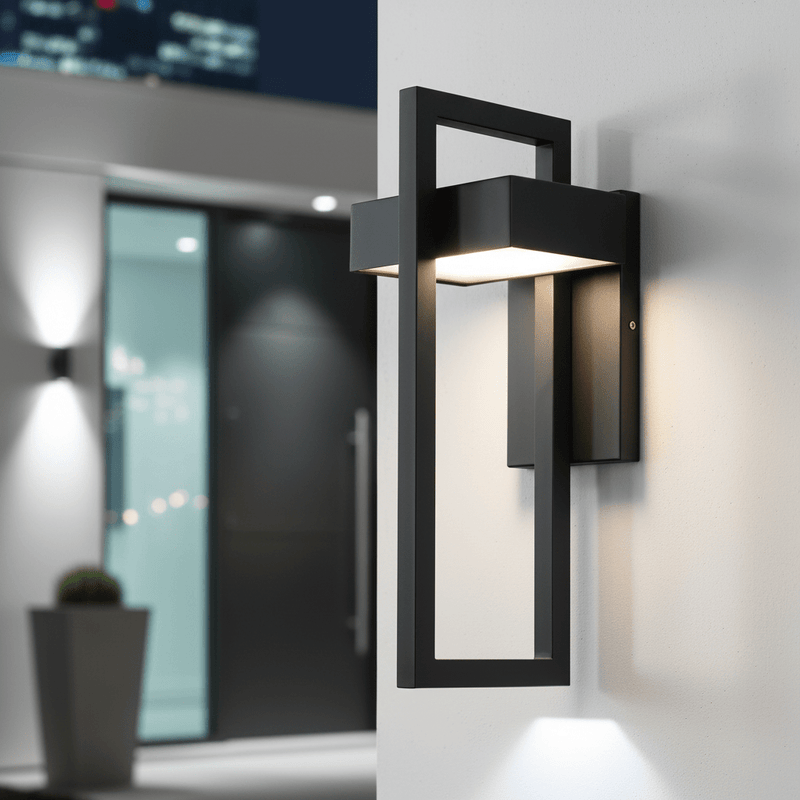 Brixen Architectural Geometric Outdoor Sconce - Lighting > Outdoor Lighting > Outdoor Wall Lighting > Outdoor Wall Sconces | Zaevia